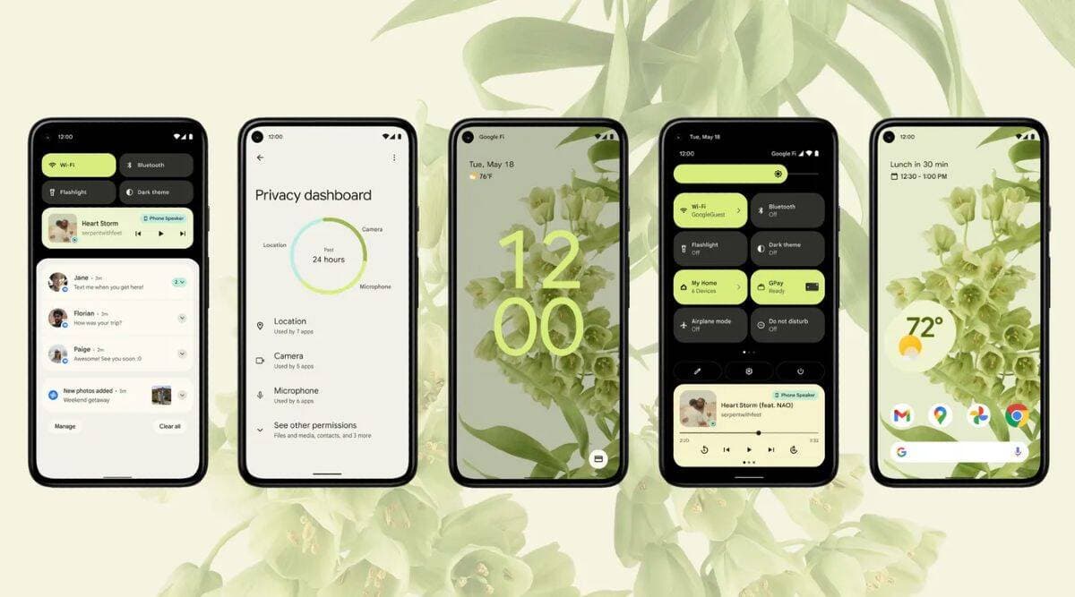 Android 12 is on its way